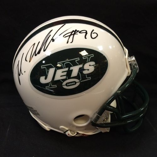 Muhammad Wilkerson Autographed New York Jets Mini Helmet