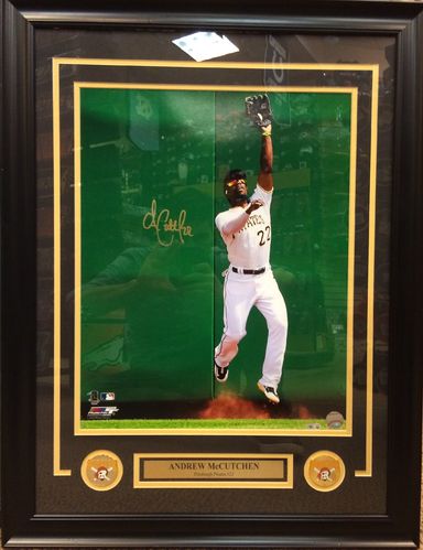 Andrew McCutchen Autographed Framed Picture