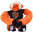 Chicago Bears Plush Monkey