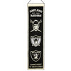 Oakland Raiders Wool 8" x 32" Heritage Banner