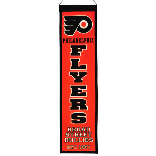 Philadelphia Flyers Wool 8" x 32" Heritage Banner