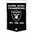 Oakland Raiders Wool 24" x 36" Dynasty Banner