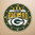 Green Bay Packers Art Glass Clock