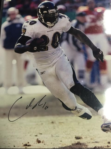 ED REED RAVENS 16X20 AUTOGRAPHED WITH COA