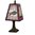 Buffalo Bills Art Glass Lamp