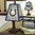 Indianapolis Colts Art Glass Lamp