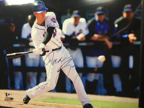 Jason Bay Autographed Mets 16x20