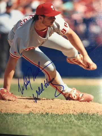 Mitch Williams Autographed Phillies 16x20