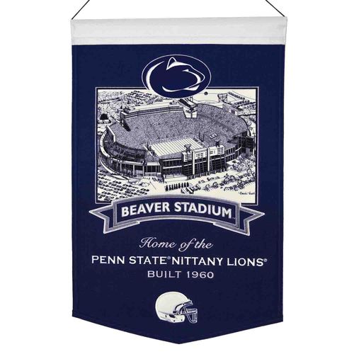 Penn State Nittany Lions Beaver Stadium Wool 15" x 20" Commemorative Banner