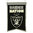 Oakland Raiders Wool 14" x 22" Nations Banner