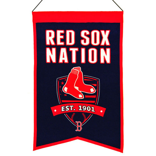 Boston Red Sox Wool 14" x 22" Nations Banner