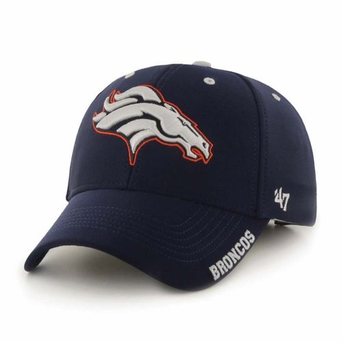 Denver Broncos Adjustable 47 Brand Hat White Logo