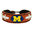 Michigan Game Day Leather Bracelet