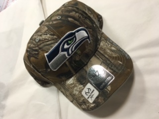 Seattle Seahawks Camo Adjustable 47 Brand Hat