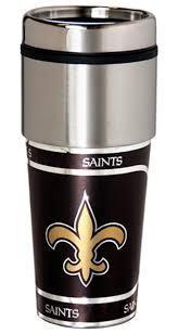 New Orleans Saints Stainless Steel Travel Mug