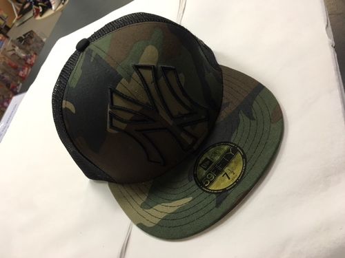New York Yankees Camo Camo Fitted New Era Hat