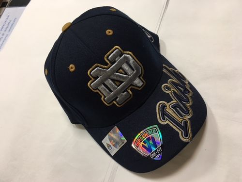 Notre Dame Navy Stretch Fit Hat