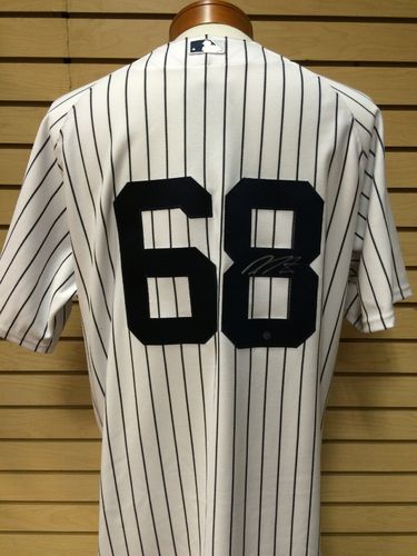 Dellin Bentances Autographed New York Yankees Pinstripe Jersey #68