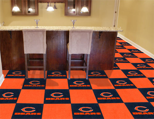 Chicago Bears Carpet Tiles