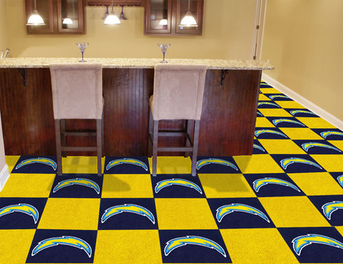 Los Angeles Chargers Carpet Tiles