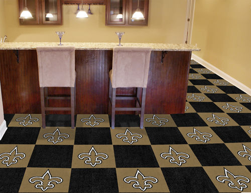 New Orleans Saints Carpet Tiles