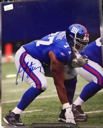 New York Giants Kevin Boothe Autograph 8x10 Photo
