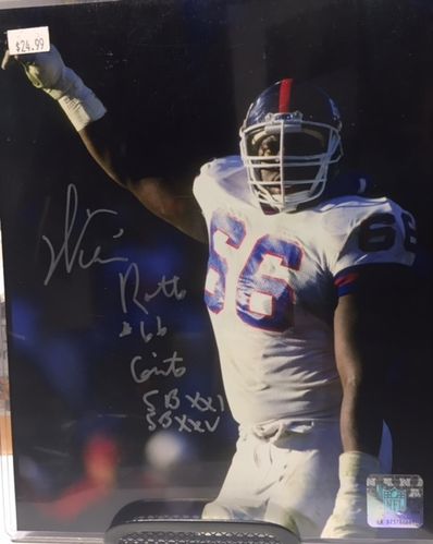 New York Giants William Roberts Autograph 8x10 Photo