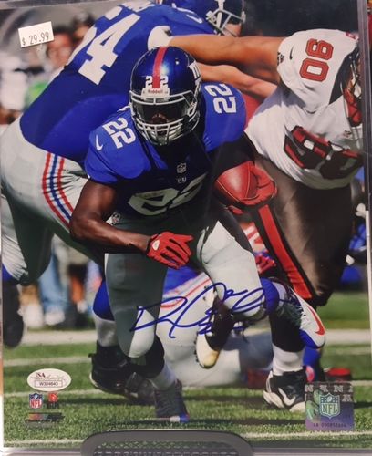 New York Giants David Wilson Autograph 8x10 Photo