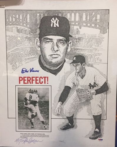 New York Yankees Don Larsen Autograph 16x20 Photo