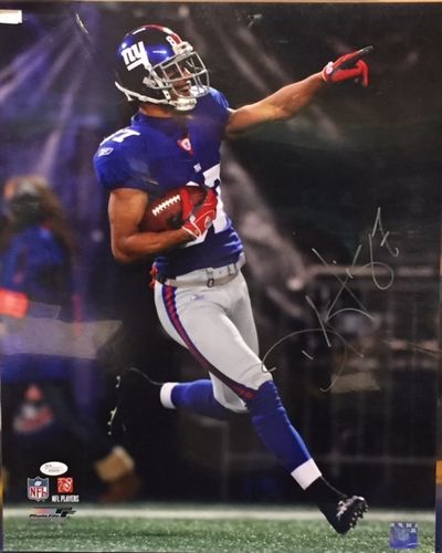 New York Giants Domenik Hixon Autograph 16x20 Photo