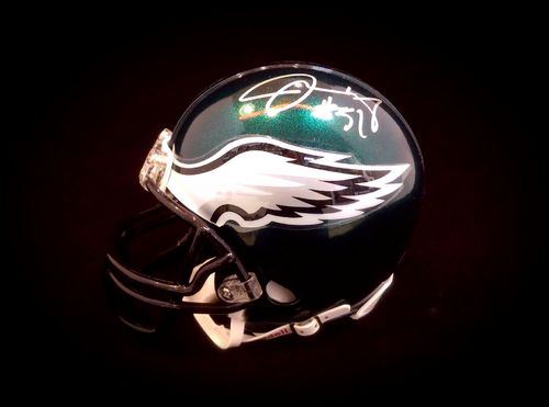 Philadelphia Eagles Joe Mays Autographed Mini Helmet