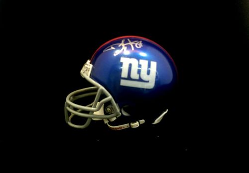 New York Giants Domenik Hixon Autographed Mini Helmet
