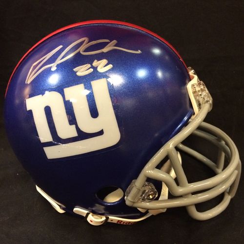 David Wilson Autographed New York Giants Mini Helmet