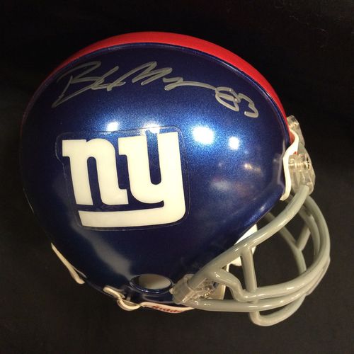 Brandon Myers Autographed New York Giants Mini Helmet