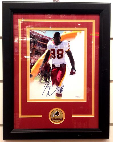 Washington Redskins Brian Orakpo Autograph 8x10 Framed