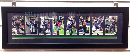 Seahawks Framed Collage