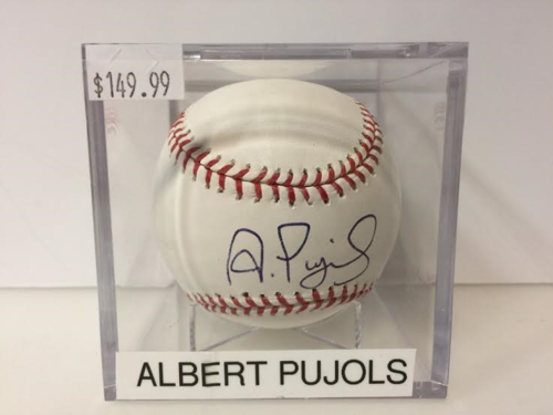 Albert Pujols Autographed OML Baseball