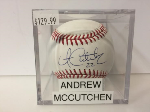 Andrew McCutchen Autographed OML Baseball