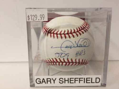 Gary Sheffield Autograph OML Baseball