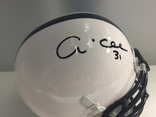 Penn State Andre Collins Autograph Mini Helmet