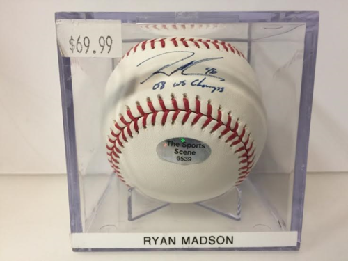 Ryan Madson Autographed Ball