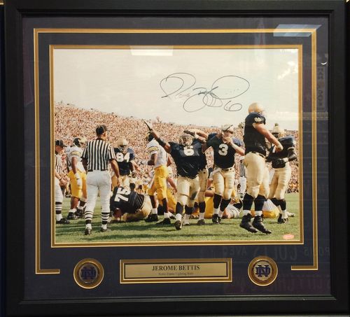 Jerome Bettis Autographed/Framed Picture