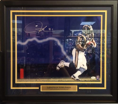 Ladainian Tomlinson Autographed/Framed Picture