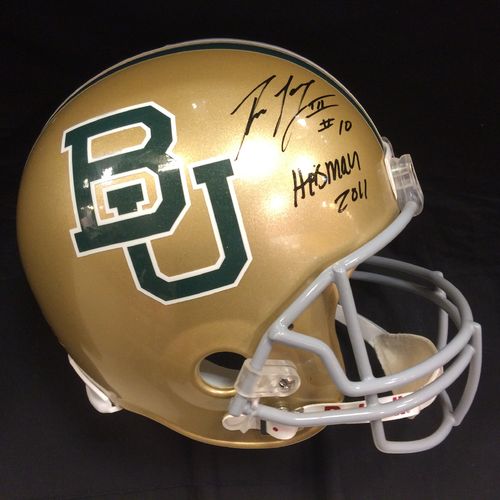 Robert Griffin Autographed Baylor University Bears Full Size Helmet