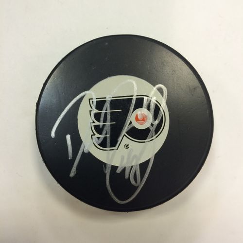 Philadelphia Flyers Danny Briere Autographed Hockey Puck