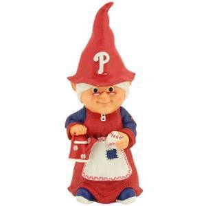 Philadelphia Phillies Mrs. Garden Gnome