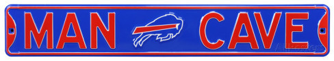 Buffalo Bills Blue 6" x 36" Man Cave Steel Street Sign