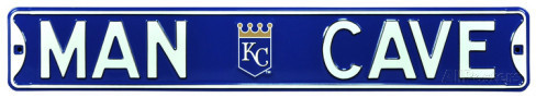 Kansas City Royals 6" x 36" Man Cave Steel Street Sign