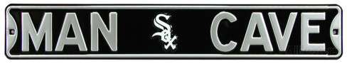 Chicago White Sox 6" x 36" Man Cave Steel Street Sign