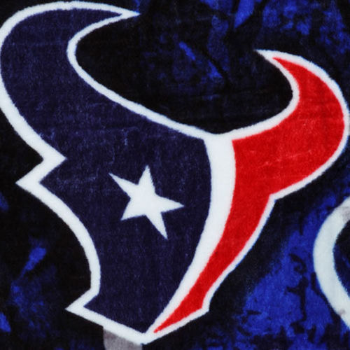 Houston Texans Navy Blue 50'' x 60'' Roll Out Series Plush Blanket